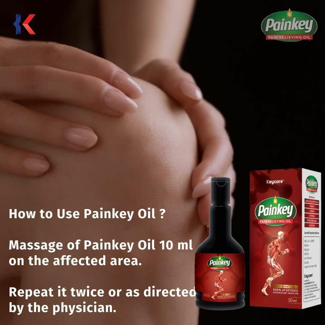 Painkey Ayurvedic Pain Relief Oil (Pack of 2)