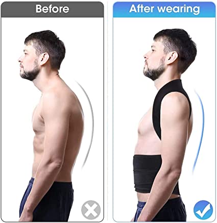 Back Brace  Corrector Therapy Shoulder Belt for Lower and Upper Back Pain